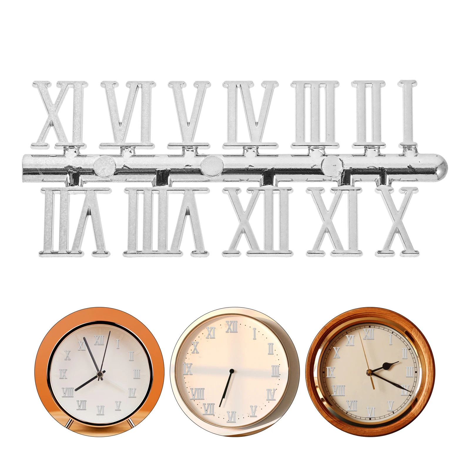 

5 Sets Digital Card Clock Numbers Kit Making Parts Kits Accessories Numeral Components