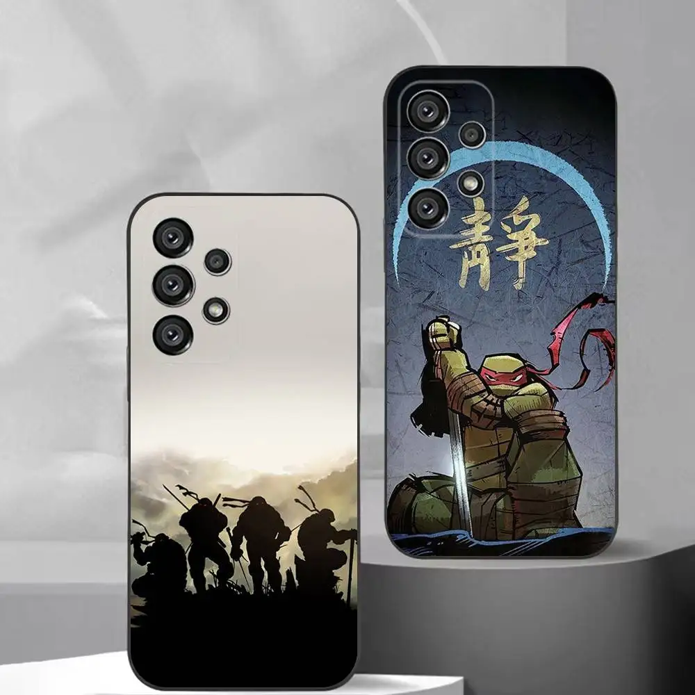 

T-Teenage Mutant N-Ninja-Turtles Phone Case For Samsung S25,S24,S21,S22,S23,S30,Ultra,S20,Plus,Fe,Lite,Note,10,9,5G Black Cover