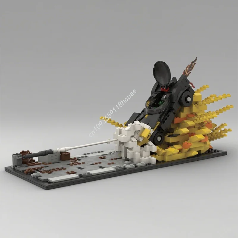 

835 деталей MOC BATMOBILEes EXPLOSION: Конструктор Супергероев, развивающий навыки STEM, рождественский подарок, игрушка для обучения STEAM и развития практических навыков