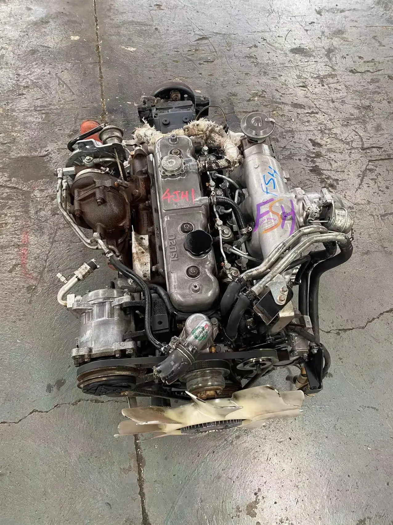 ForI Suzu Second-hand Engines 4JH1T Used Boutique Engine for Trucks Auto Parts