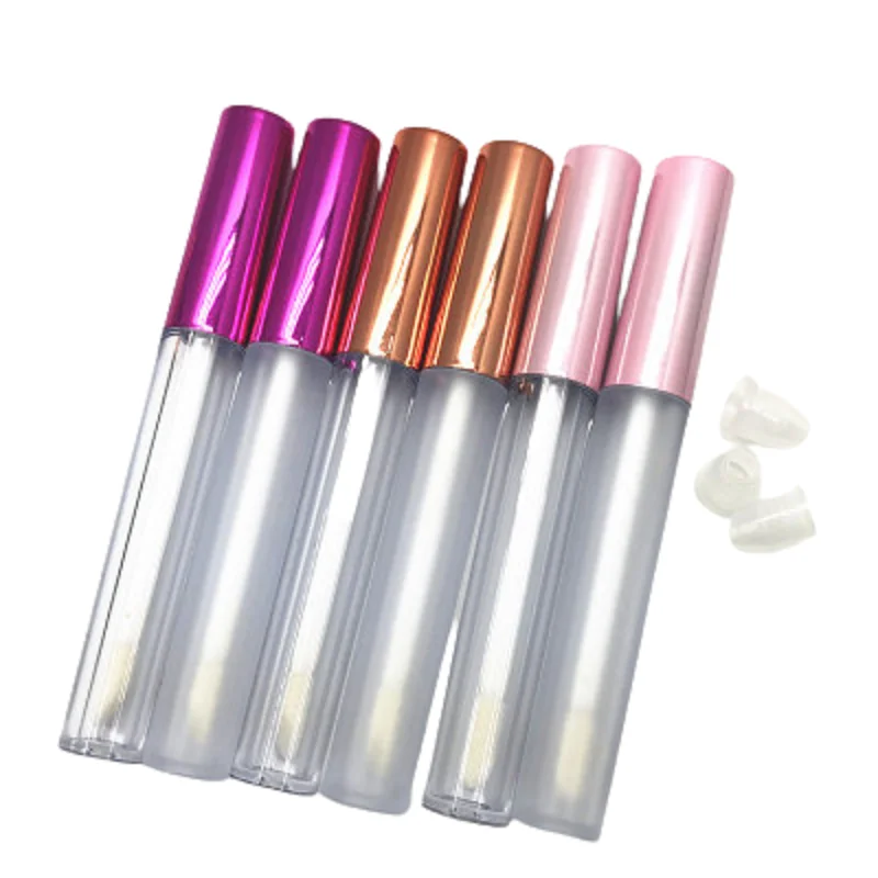 

30Pcs Lipgloss Tube Empty 2.5ML Round Shape Clear Frost Refillable Bottle Portable Packaging Liquid Lipstick Container Cosmetic