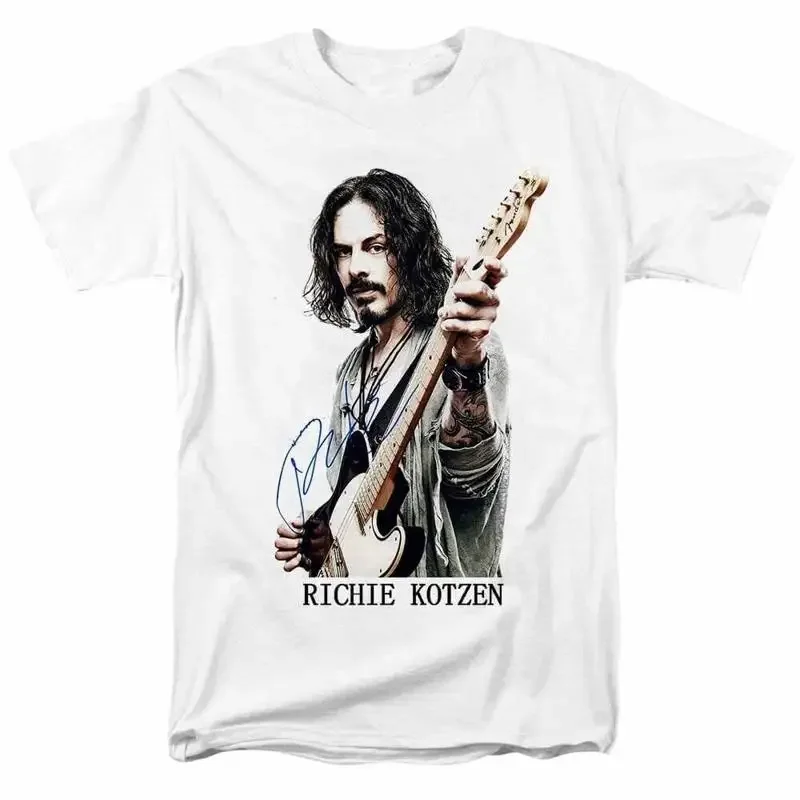 Signature Guitarist Richie Kotzen T Shirt White S 5Xl