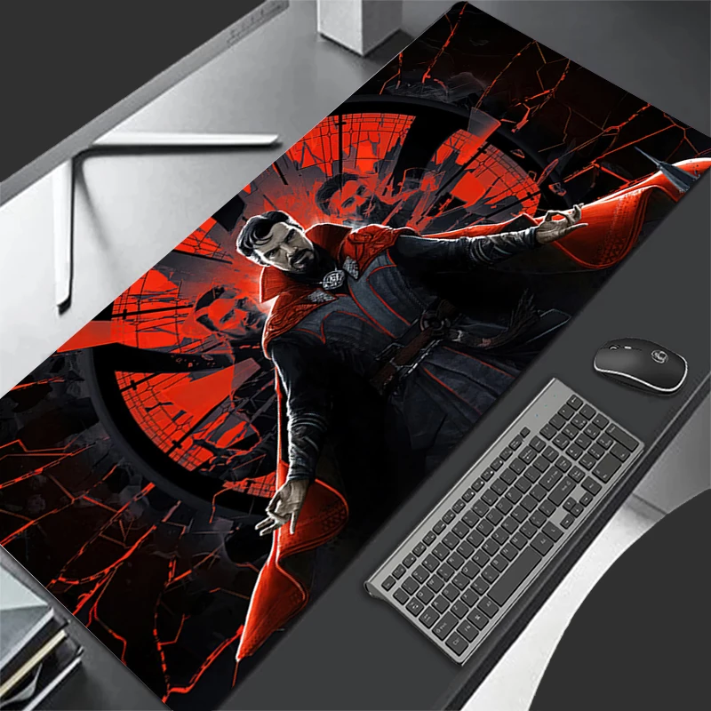 

Avengers Alliance Doctor Strange Marvel cartoon superhero Large Gaming Mouse Pad Computer Locking Edge MousePad Keyboardpad