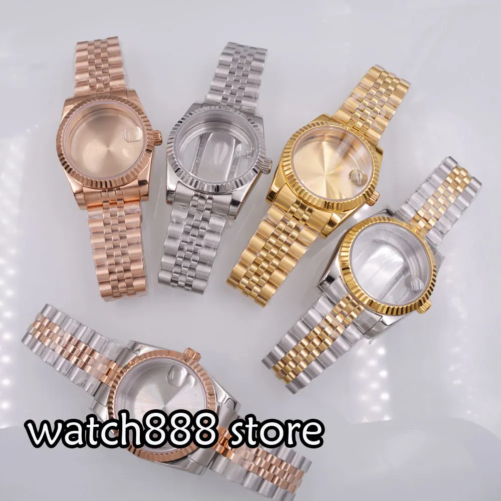 

Корпус часов 36 мм/40 мм подходит для NH34 NH35 NH36 NH38 NH39 NH70 NH72 ST2130 PT5000 ETA2824 2836 Miyota 8215 8205 Механизм Сапфировое стекло