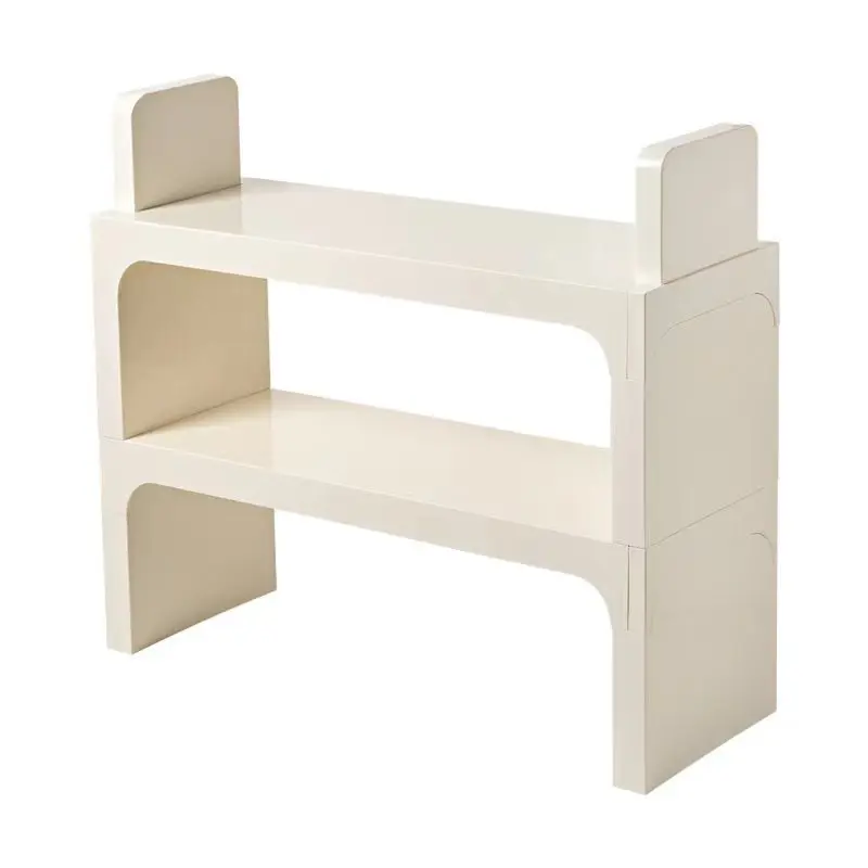 

Background wall office bookshelf, space table integrated, free combination, home multi-layer