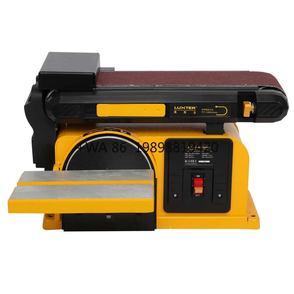 

150mm Disc Sander Bench Belt Disc Sander 650W 100x914mm Belt Sadner