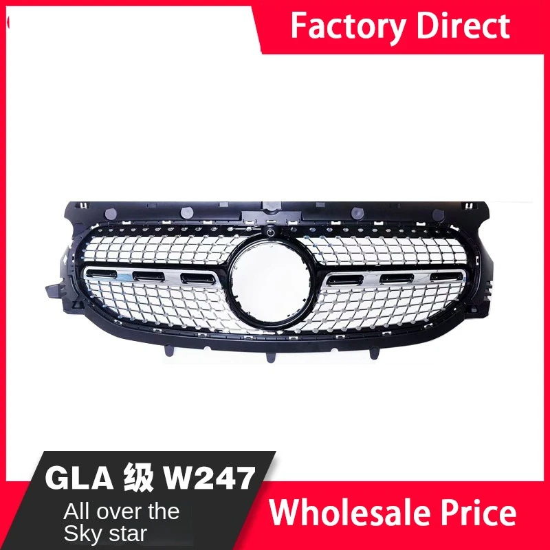 Front Inlet Grille Racing Bumper Grill For Mercedes-Benz H247 GLA Class GLA180 GLA200 GLA250 2020 2021 2022 2023 (Basic Model)