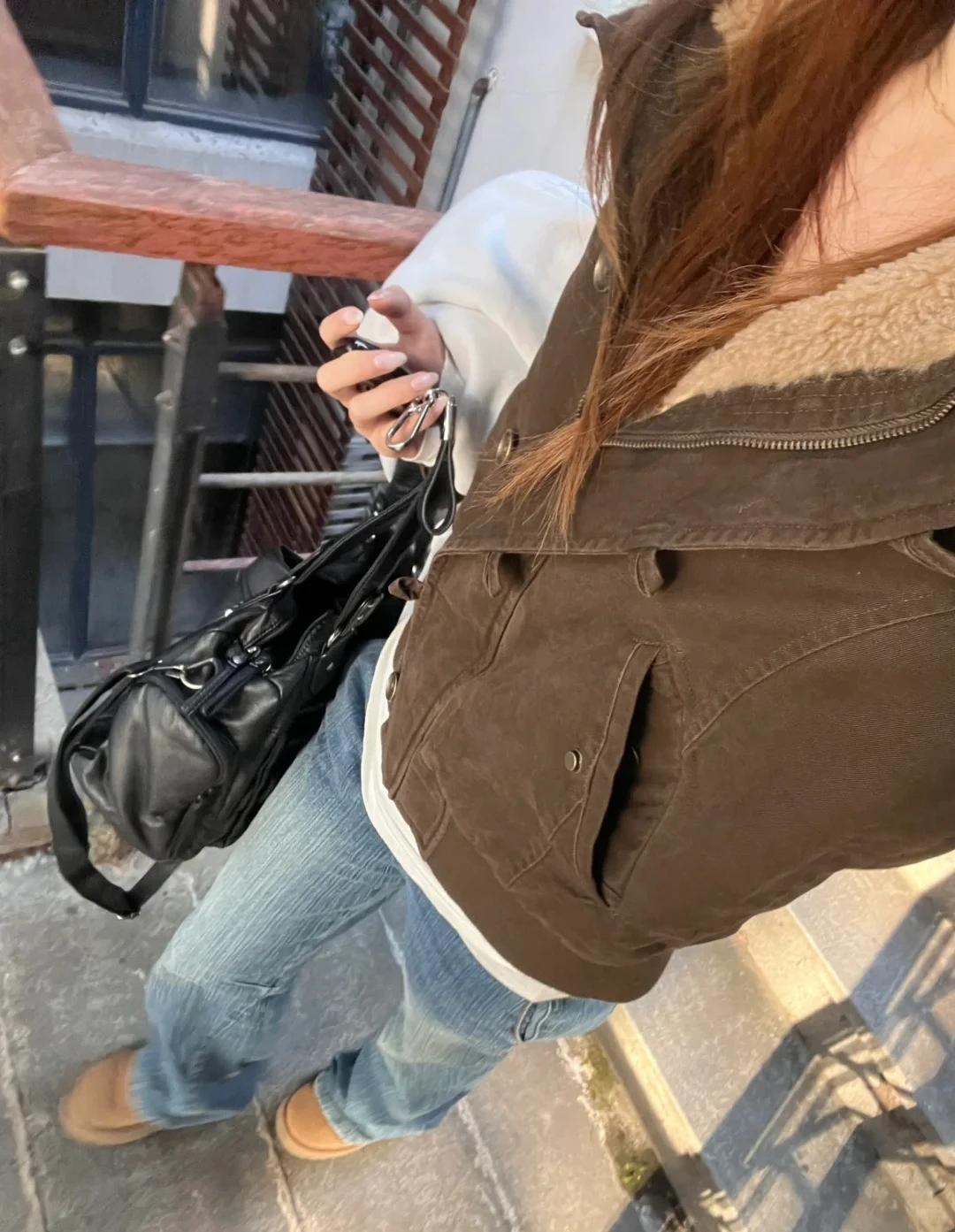 2026 Spring Warm Overcoats Women Outwear Casual Y2k American Vintage Faux Fur Wool Coat Ladies Korean Fashion Khaki Jackets Chic
