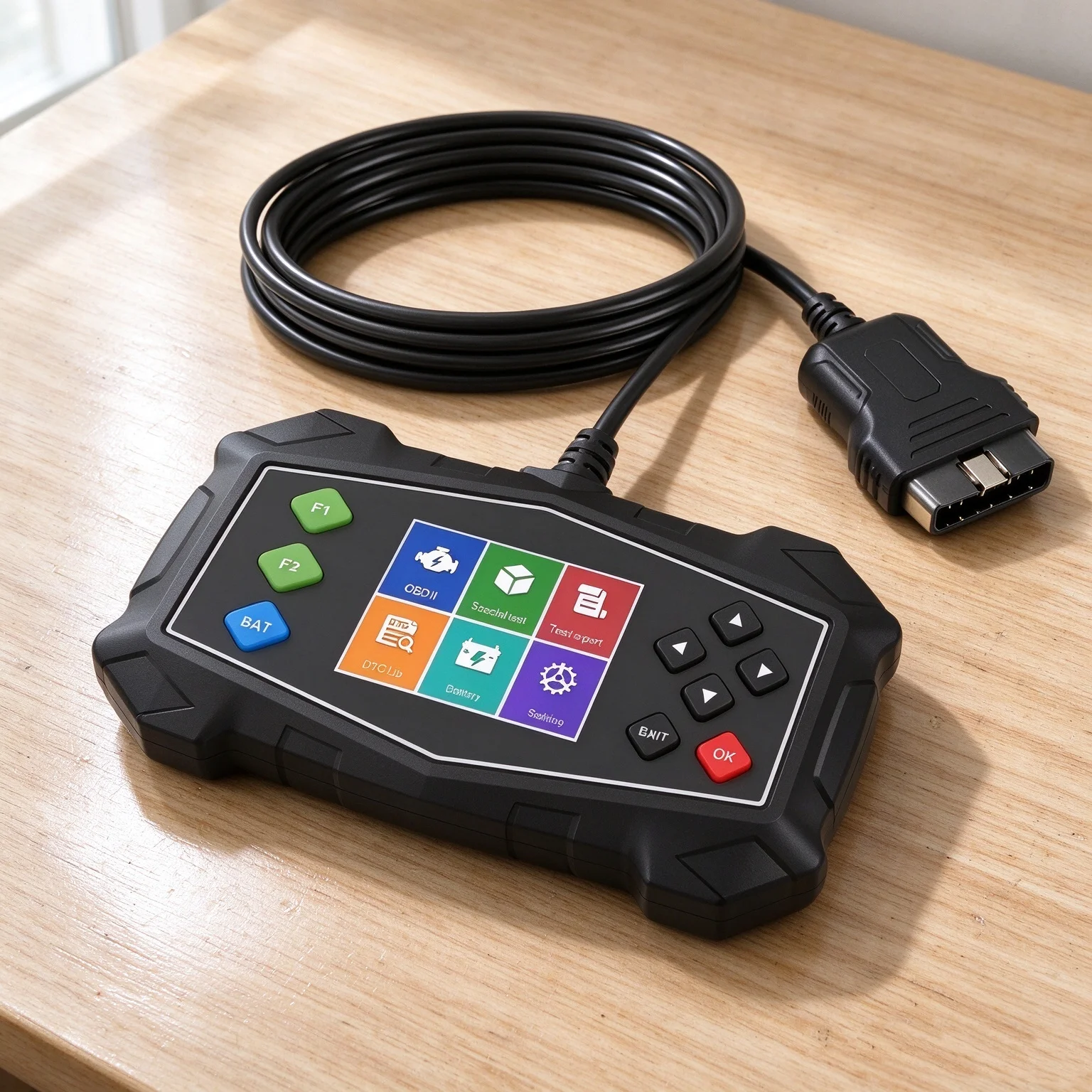 V529 OBD2 Car Diagnostic Tool OBDII Scanner Fault Code Reader Live Data Stream Battery Test Check Engine Light