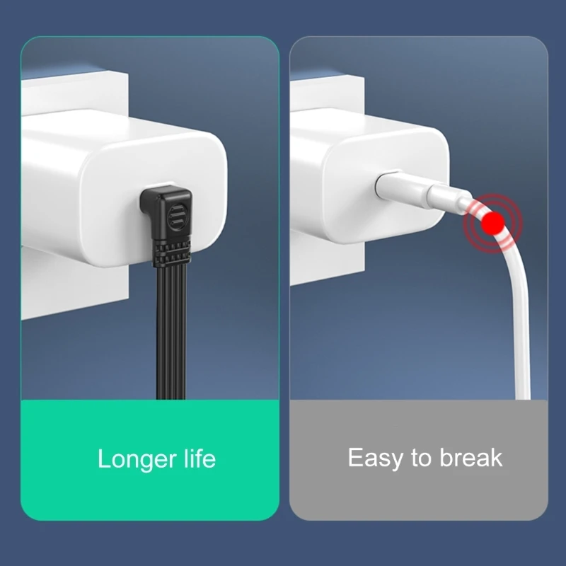 USB C Extension Power Cable Wire Supports 45W Charging and 480Mbps Data Transfer