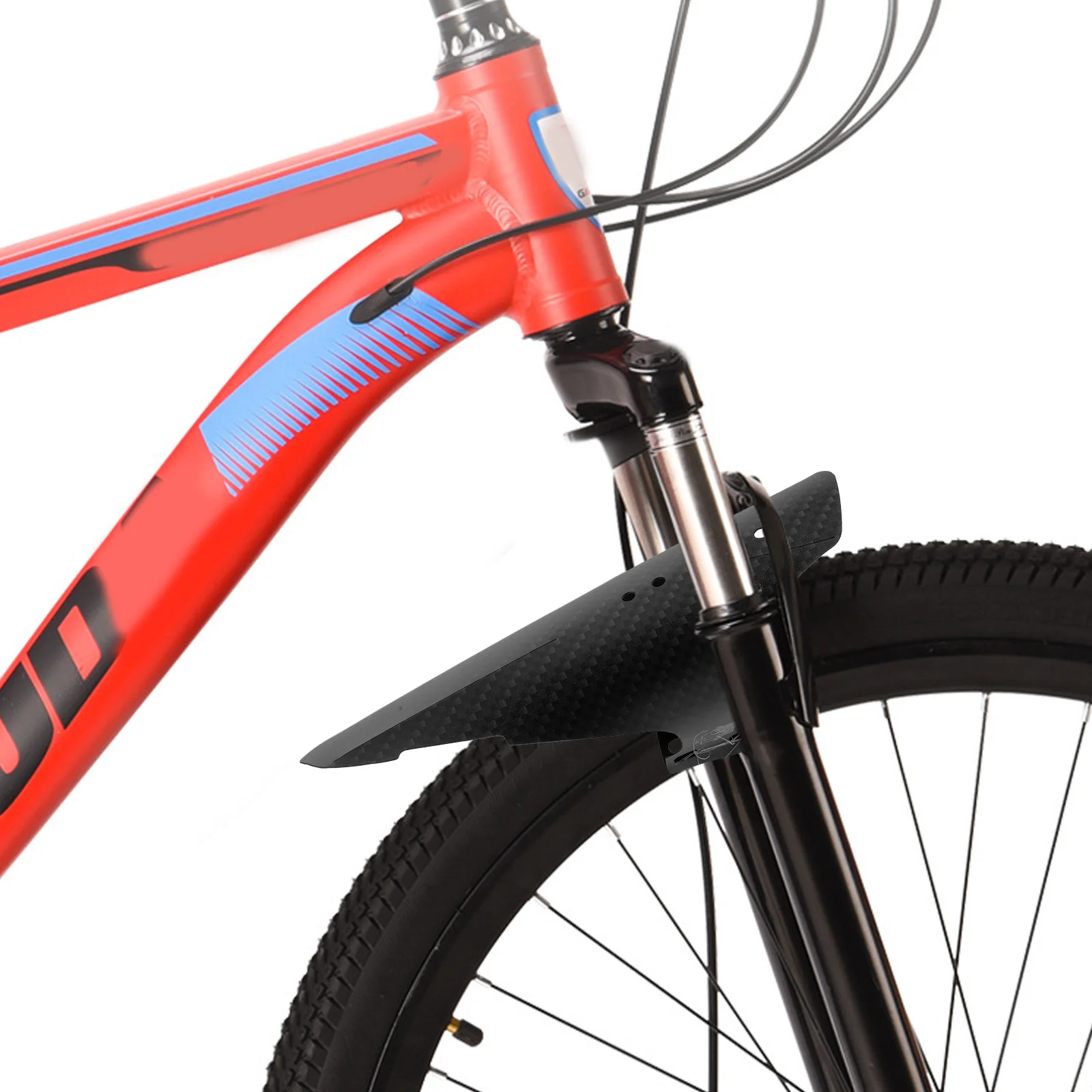 

Front Fork Bicycle Mud Guard Adjustable Durable Mudguard for Mountain Road Bike Front Tire Protection Outdoor Cycling Gear