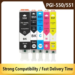PGI550 551 XL Ink Cartridge For Canon PGI 550 CLI551 Compatible Pixma MG7150 MX725 IX6850 MG5450 IP7200 Printer