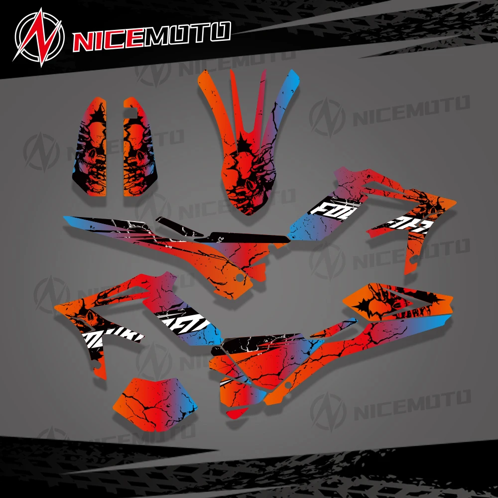 

NICEMOTO New Style Team Graphics Decal Sticker Deco For Beta X-TRAINER XTRAINER 250 300 350 400 450 2015 2016 2017 2018 2019