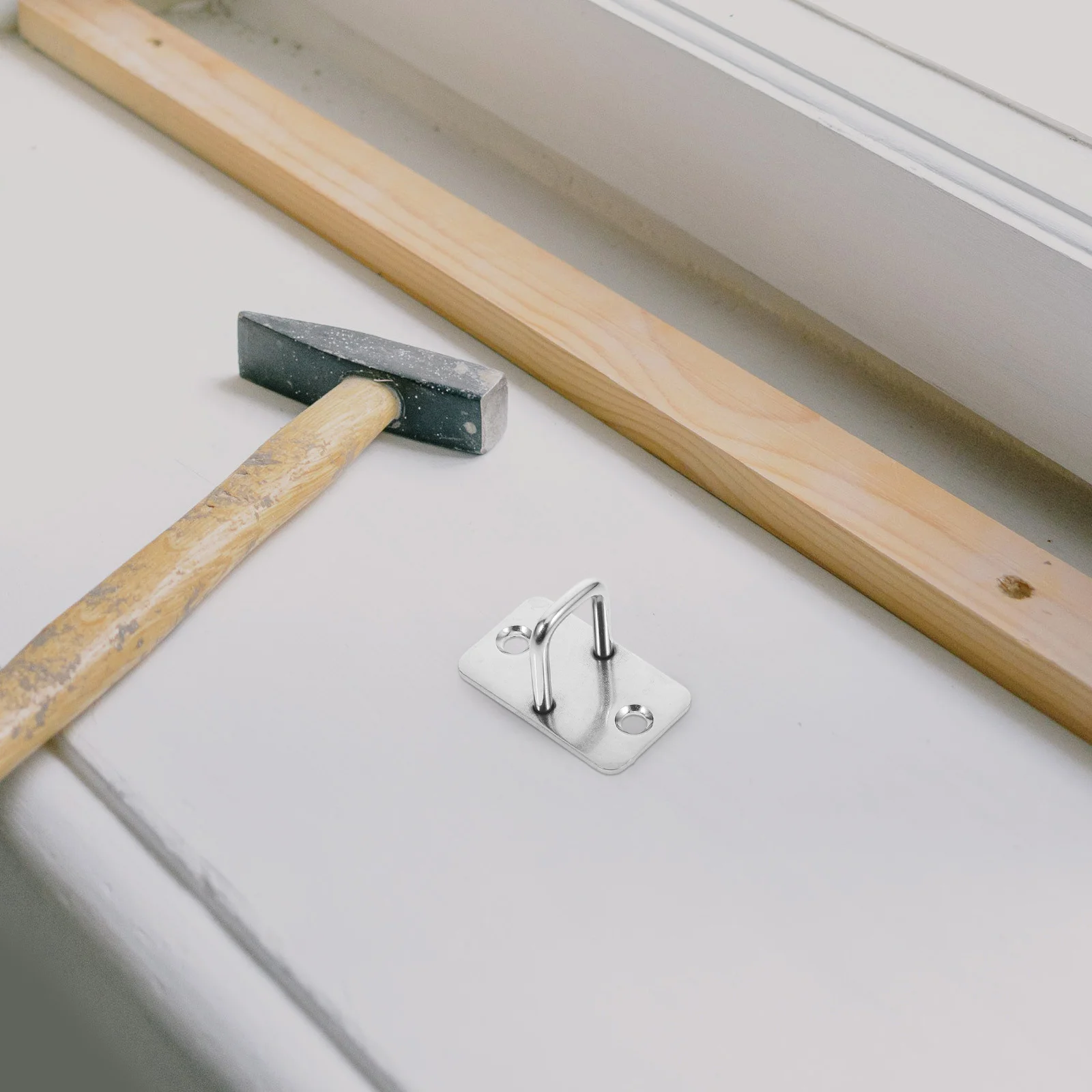 Kit de cerradura electrónica para gabinete, 10 Uds., para cajón, buzón, seguridad, ganchos de placa de ojo de acero inoxidable, sistema de cerradura oculta para el hogar