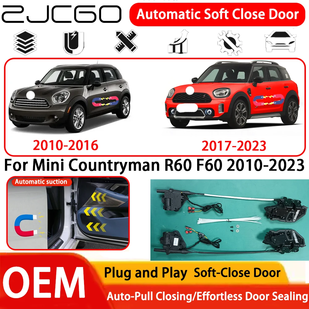 

﻿ ﻿ Система автоматического мягкого закрывания дверей (Soft Close) для Mini Countryman R60 F60 2010-2023, OEM, Plug and Play