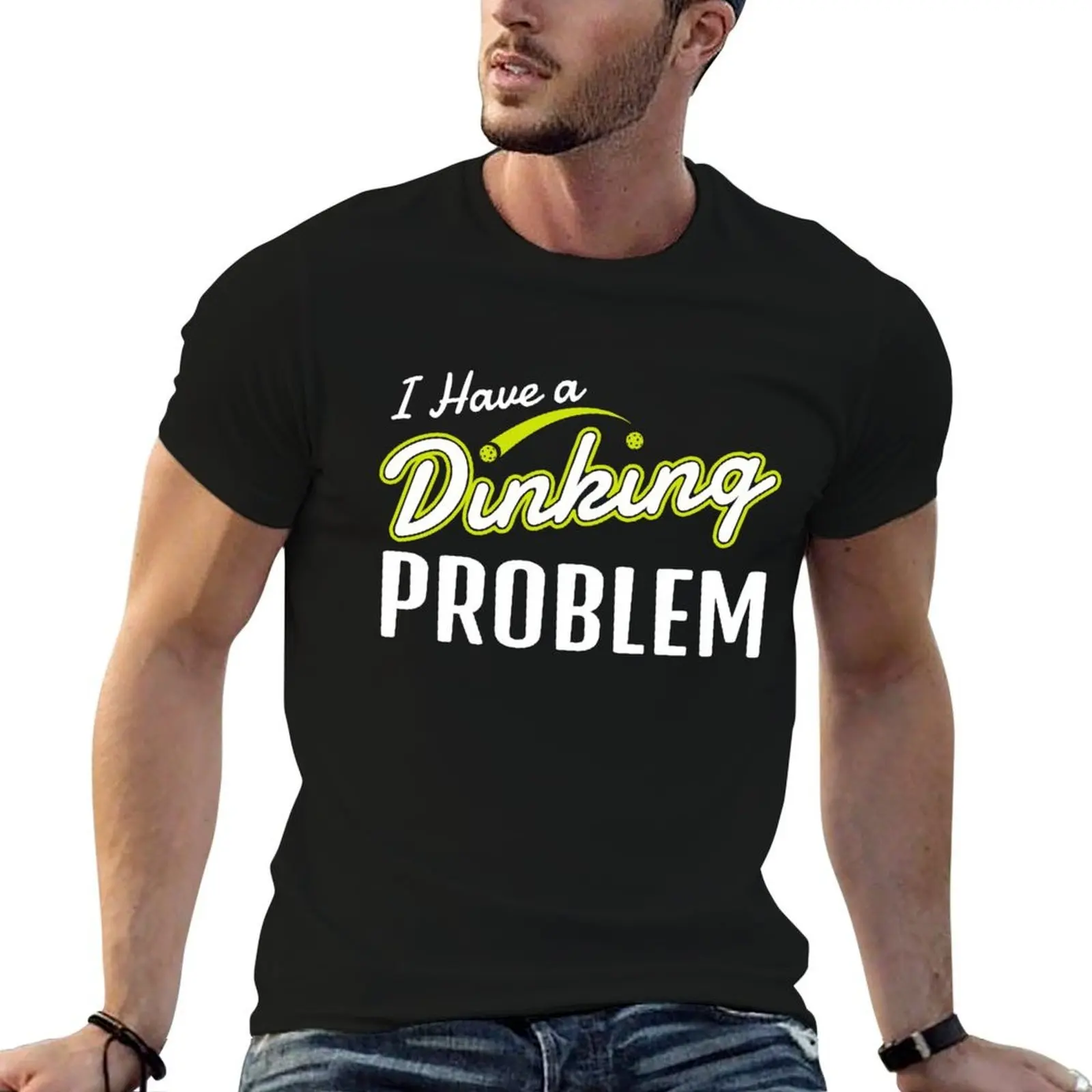 Funny Pickleball Gift I Have A Dinking Problem T-Shirt Quick Dry Outdoor Sports T-Shirt