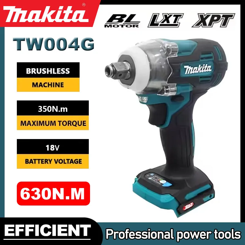 

Makita TW004G 630N.m Brushless Screwdriver Machine Cordless Electric Screwdriver Rechargable Drill Driver For Makita 18V Battery
