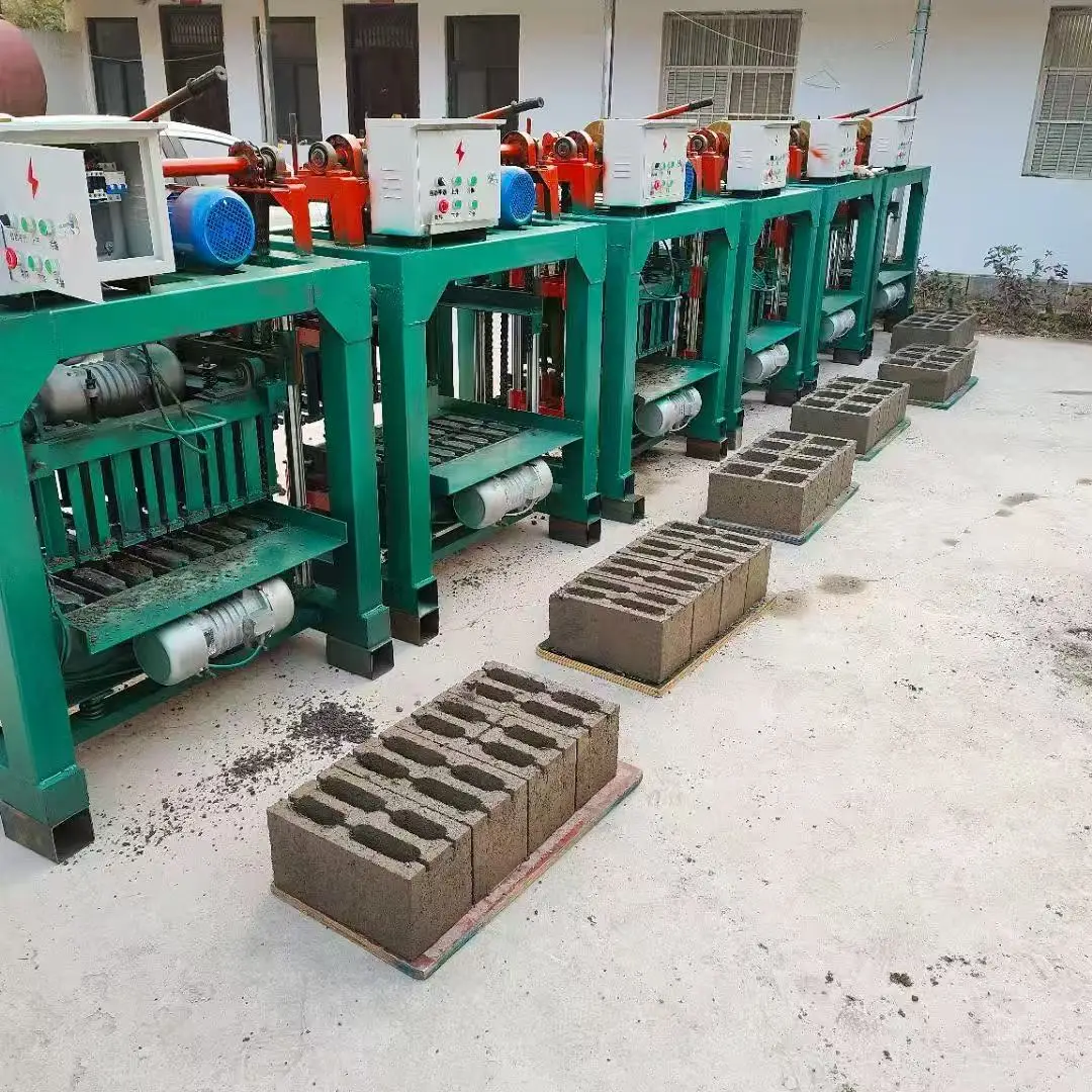 

Cheap brick making machine, multi shape hollow concrete brick making machine, automatic complete set of brick making machine