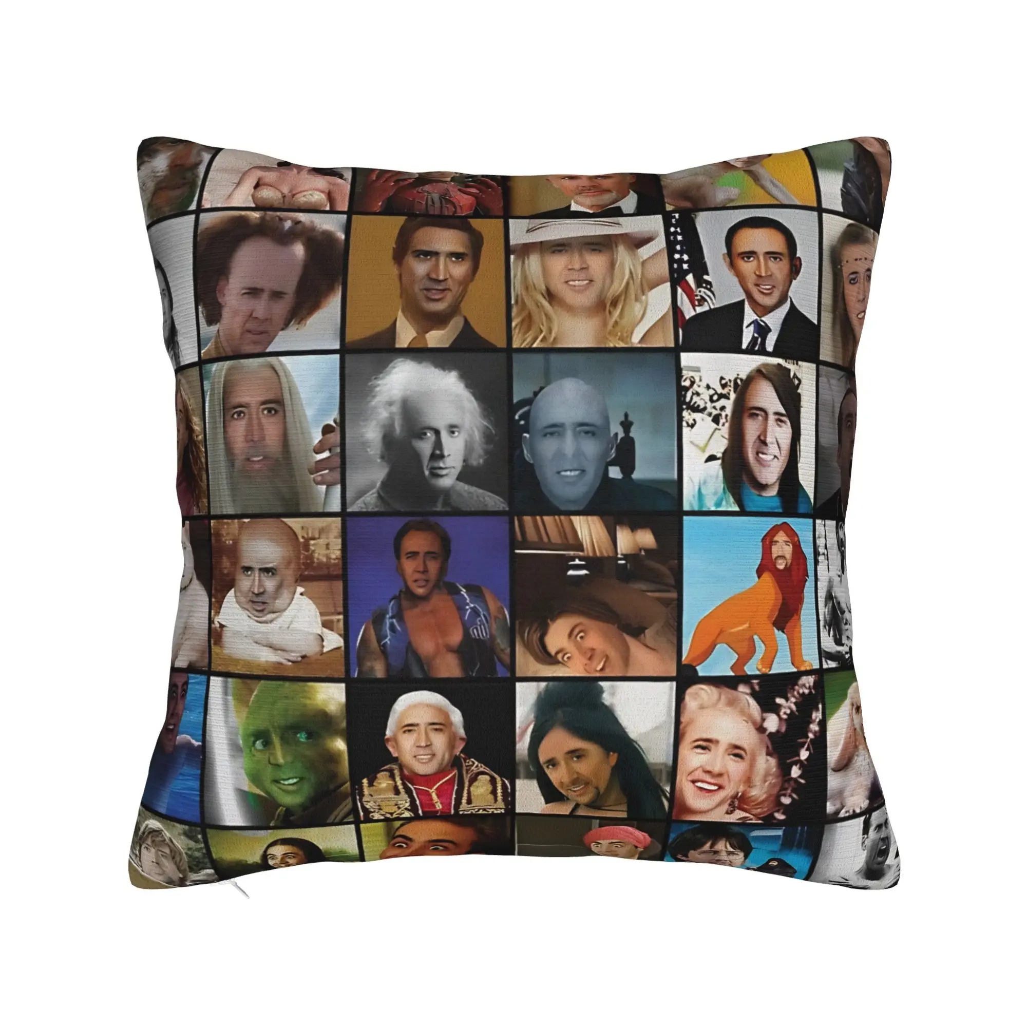 نمط-N-Nicolas C-Cage-نيك غطاء وسادة غطاء وسادة مخصص ريترو العصرية كيس وسادة ل أريكة سيارة ديكور المنزل