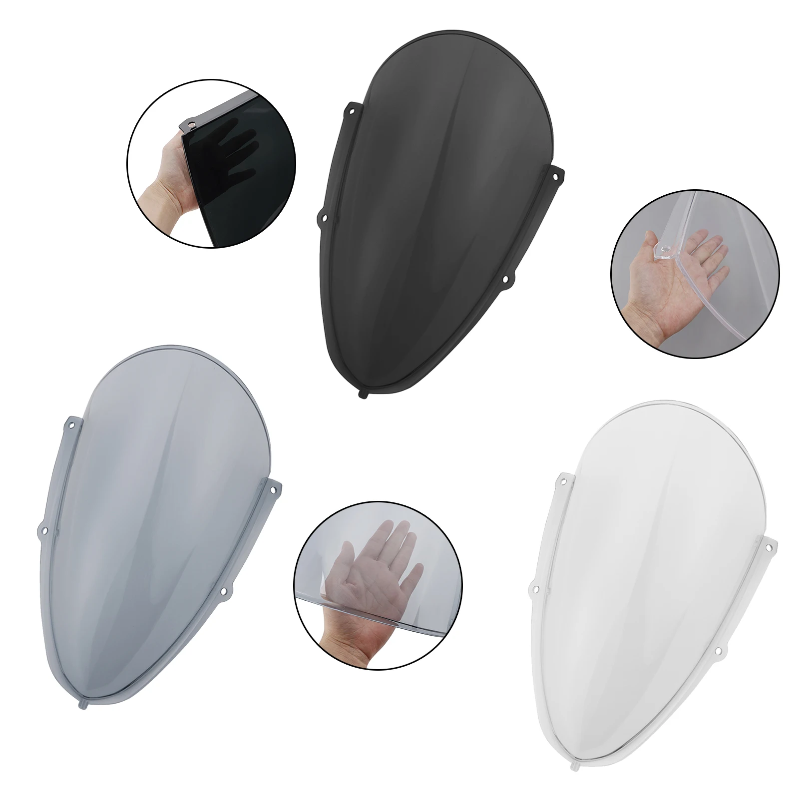 

Topteng Windshield WindScreen fit for Aprilia RSV4 2021-2024 2022 2023