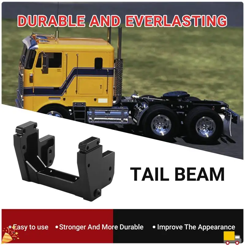 หางโลหะสําหรับ Tamiya 1/14 RC รถบรรทุกรถพ่วงรถ Tipper Scania Actros Volvo Lesu MAN Actros อะไหล่อัพเกรด