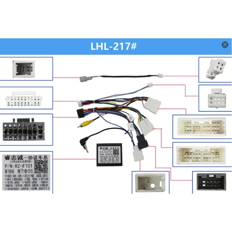 For Toyota Camry 2017-2021 9 Inch Car Radio Fascia Frame 2DIN Stereo Panel Wiring Harness GPS MP5 Android Player Kit