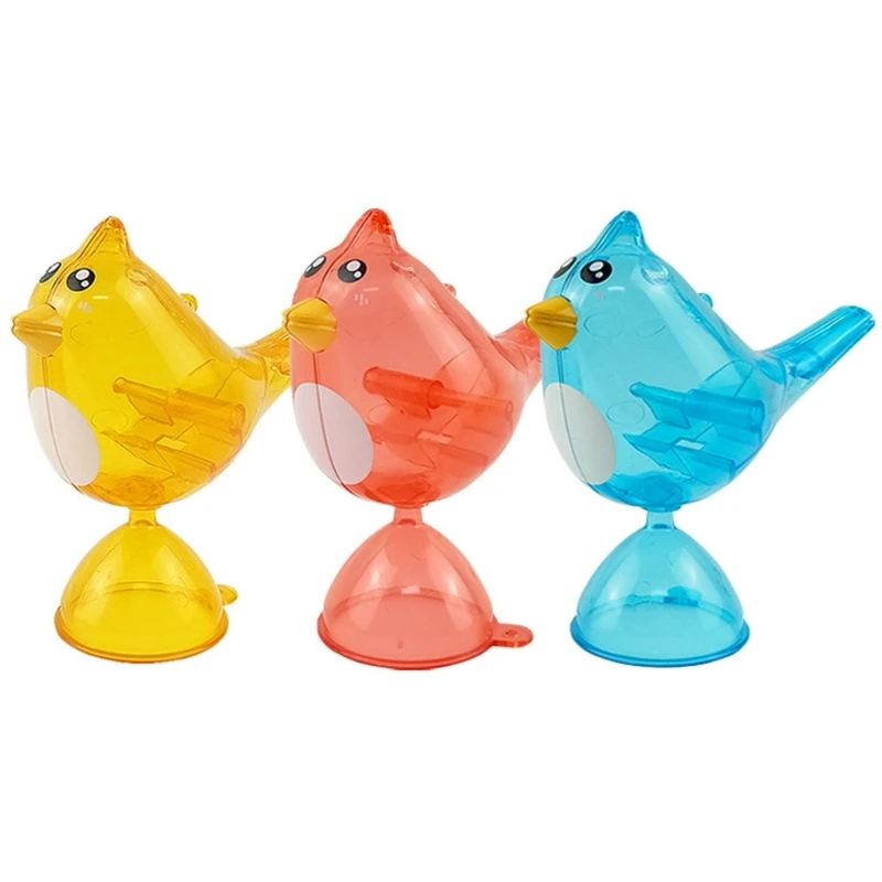 

6pieces Interactive Bird Toy for Bath Time Improve Speech Articulation Strengthen Jaw Muscles Easy to Use Toy