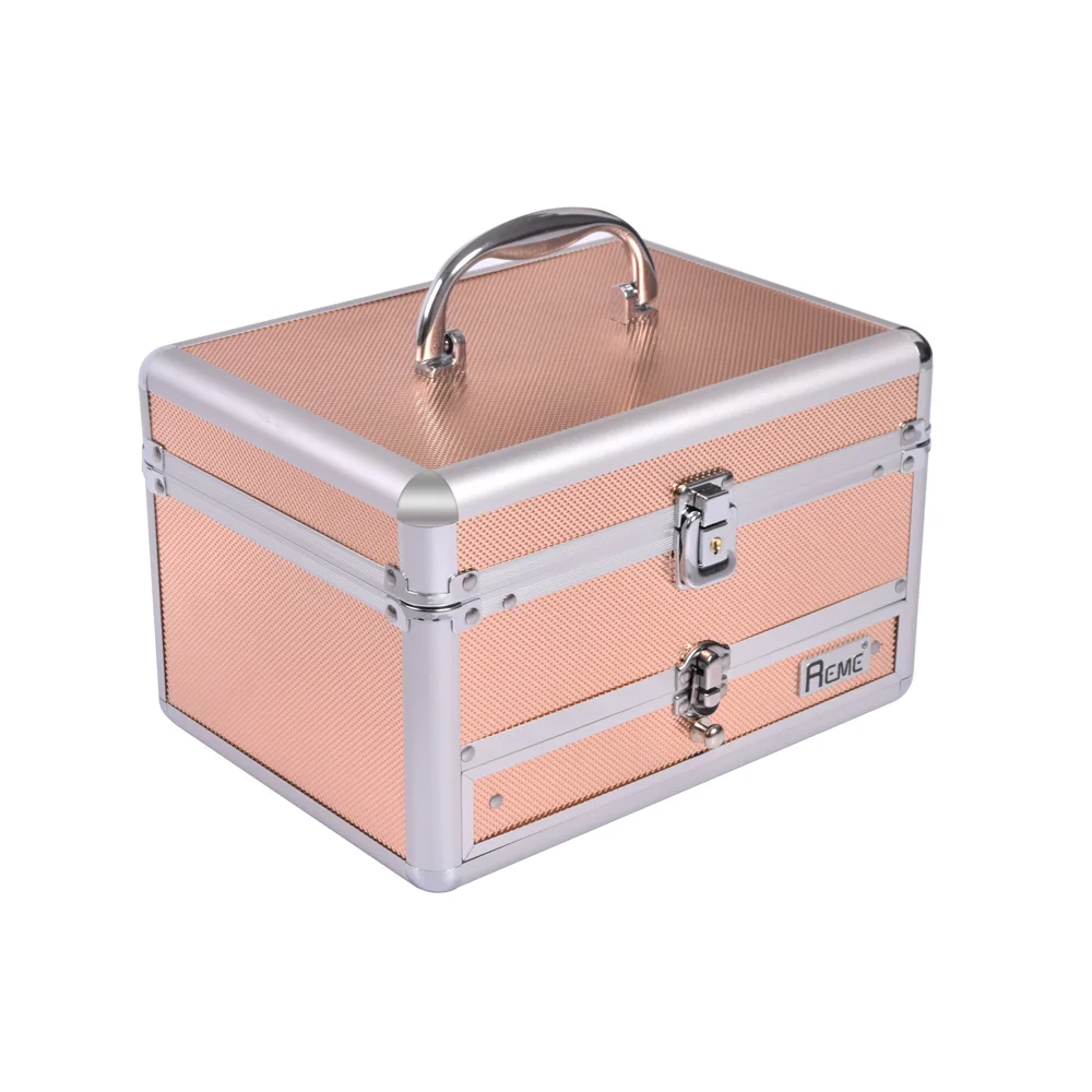 

Professional Cosmetic Case Women Wedding Gift Box Beauty Makeup Travel Train Cases Luxury Make up Jewelry Bag Storage Case