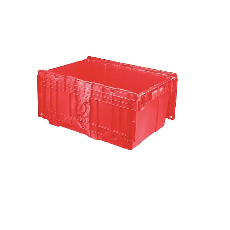

Red Attached Lid Container, Plastic, Metal Hinge