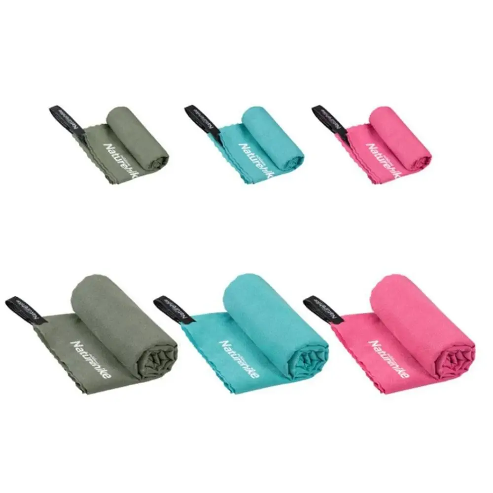 منشفة رياضية فائقة الامتصاص سريعة الجفاف خفيفة الوزن محمولة من الألياف الدقيقة قابلة للغسل في الغسالة مع حقيبة تخزين منشفة سفر