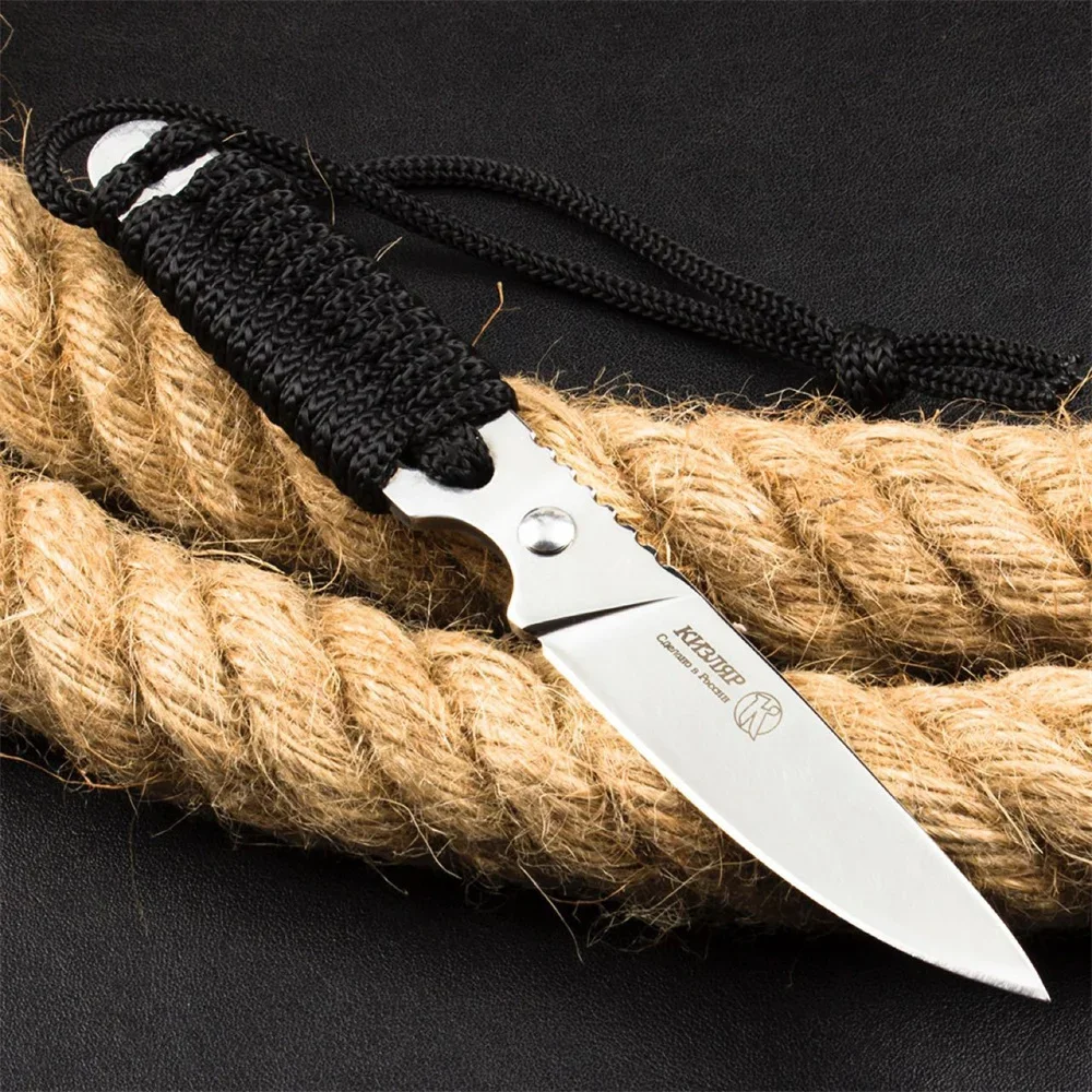 Russian Kizlyar Igla outdoor tactical camping hunter EDC Tool fixed knife high carbon stainless steel blade paraflow handle