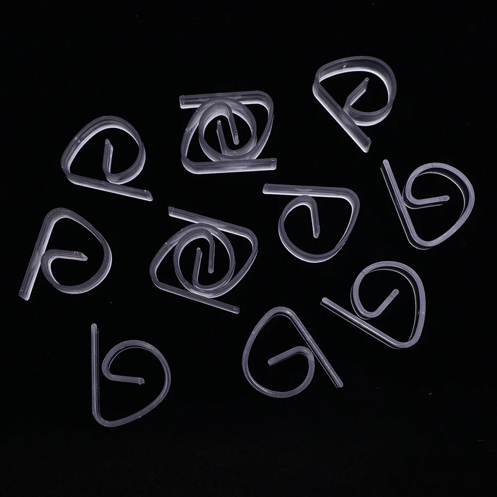 

25pcs Transparent Table Cloth Clips Tablecloth Fixing Clamps For Outdoor Picnic Wedding Party Use Rust-Resistant Table