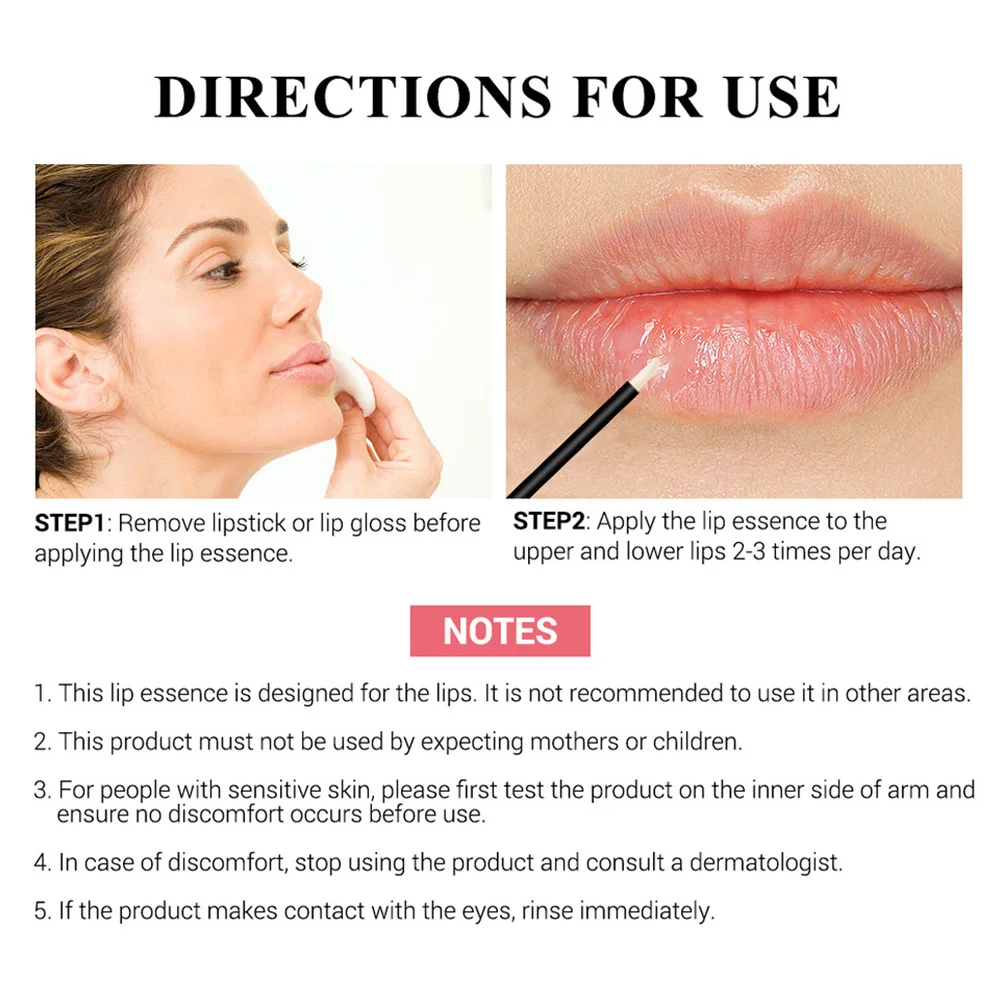 Lip Care Oil 4ml Hydrating Plumping Gloss Moisturizer for Very Dry Lips Women Portable Travel Size Lip Balm