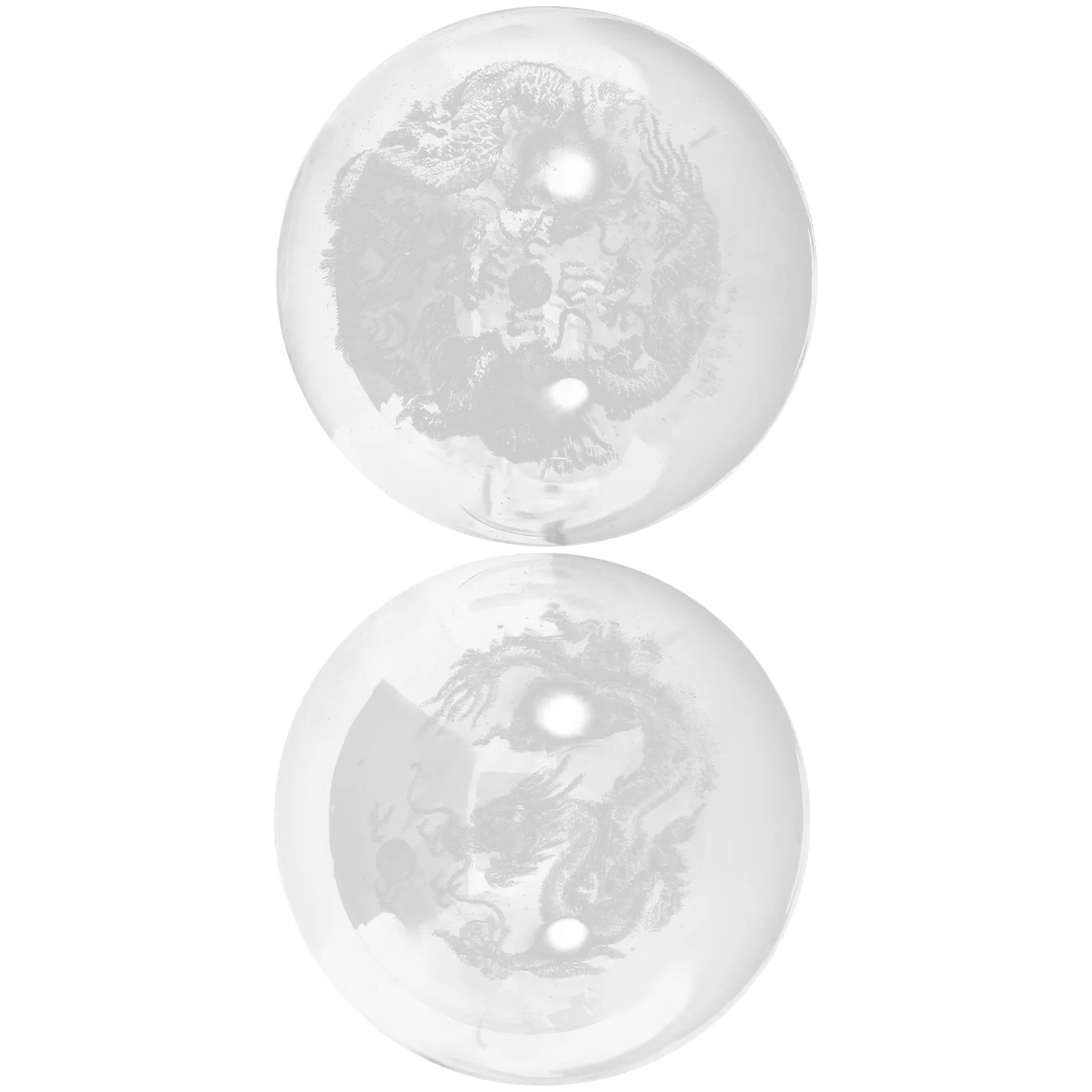 

2Pcs Small Lightweight Glass Hand Massage Balls for Muscle Relaxation and Blood Circulation Massage Ball Balls