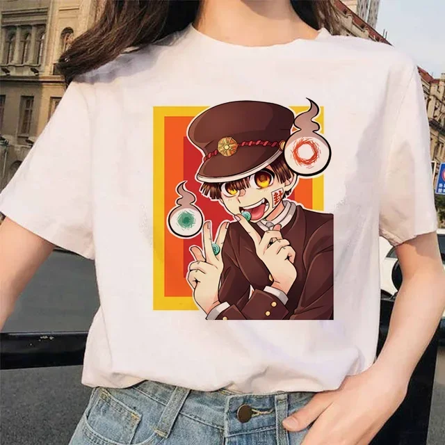 Toilet Bound Hanako Kun Print T Shirts Women Harajuku Ullzang Fashion T-shirt 90s Graphic Funny Tshirt Summer Top Tee Female