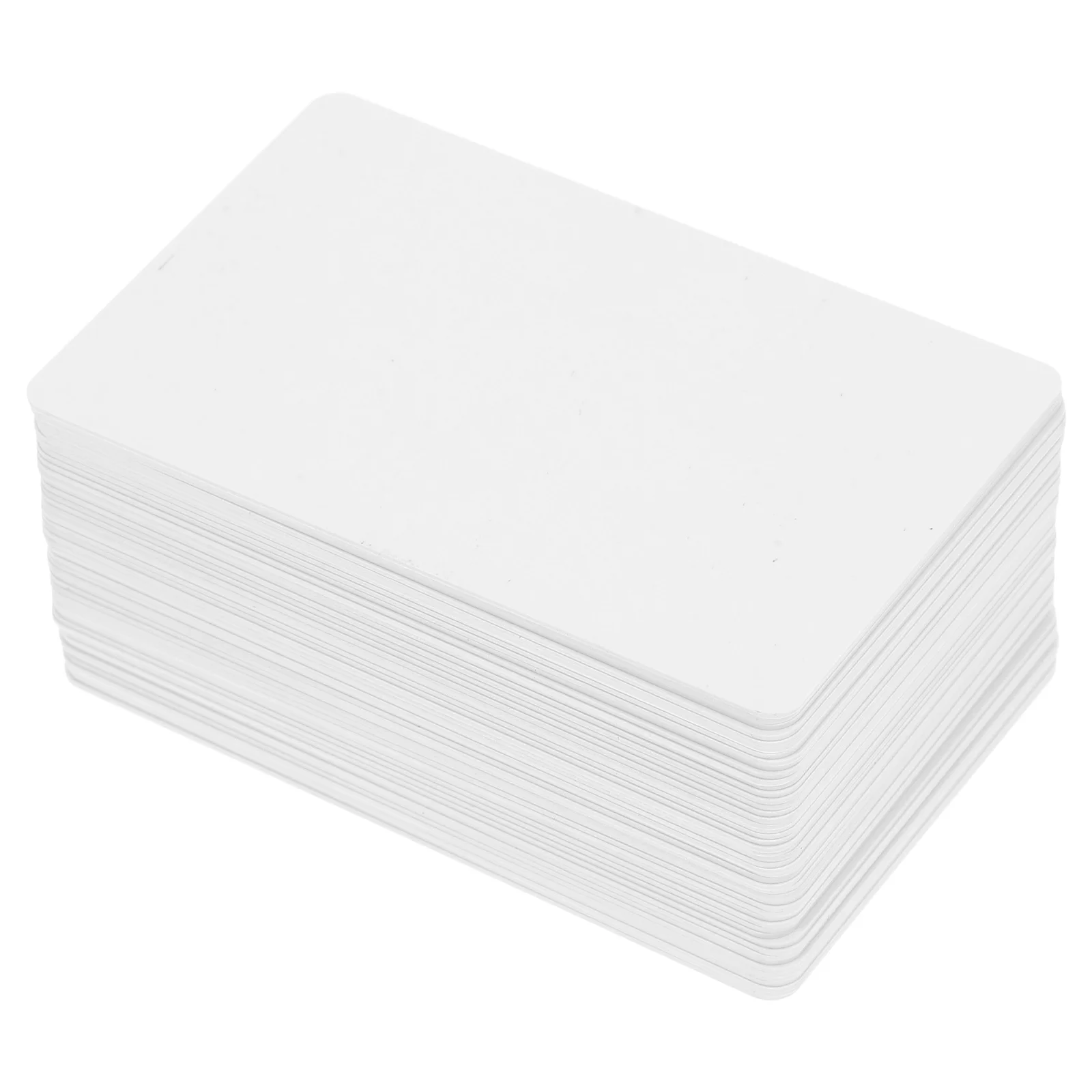 

50pcs Blank Pvc Cards Double-Sided Printable Blank Cards Plastic Cards Plastic Business Card Printable Blank Cards Blank Pvc Car