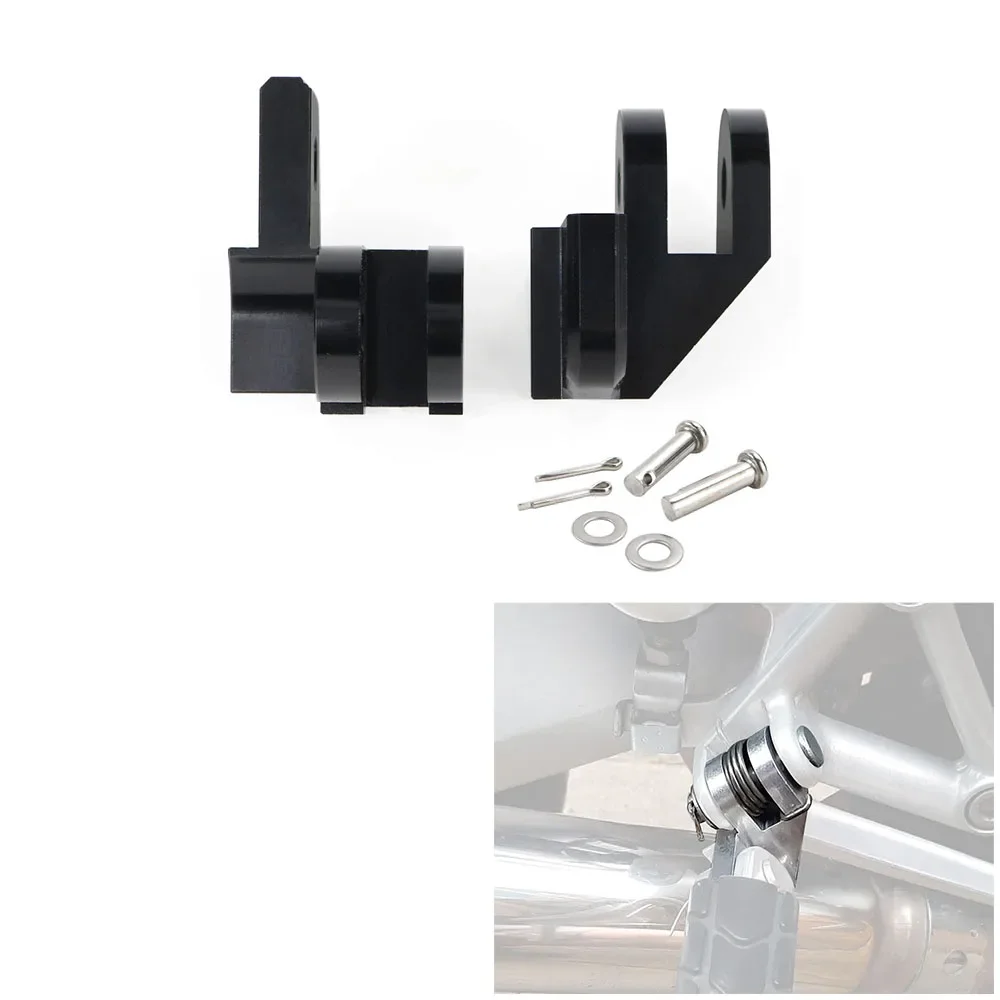 Motorcycle Rider Footpeg Lowering Kit Mounts CNC Aluminium CBR600F Blackbird CBR1100XX VFR800 Interceptor VFR1200F For Honda