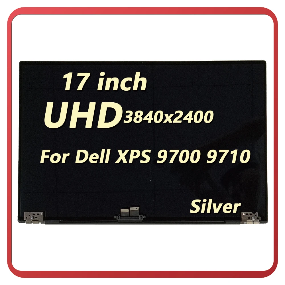 

Original 17Inch Complete LCD Display Top Assembly For Dell XPS 9710 9700 Precision 5750 05P925 UHD Touch Screen Grey Full Set