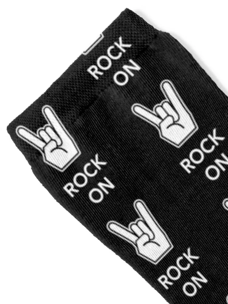 Rock On Hand Sign Socks Rugby professional running Boy Child Socks Women's