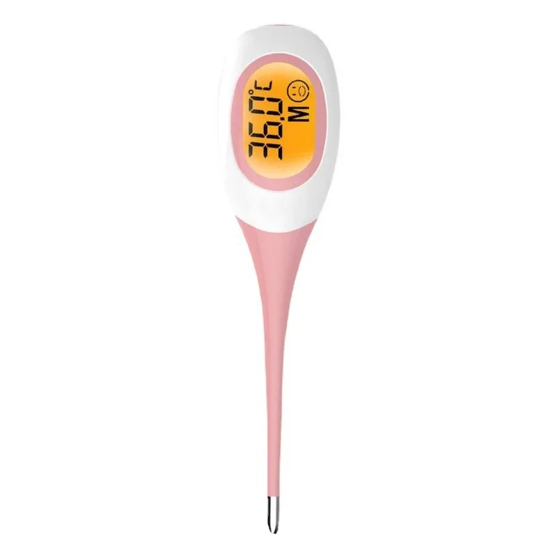 LCD Backlight Dual Display Electronic Pet Thermometers Safe Soft Tip Rectal Temperature Measurement  Veterinary Pet Care Tool