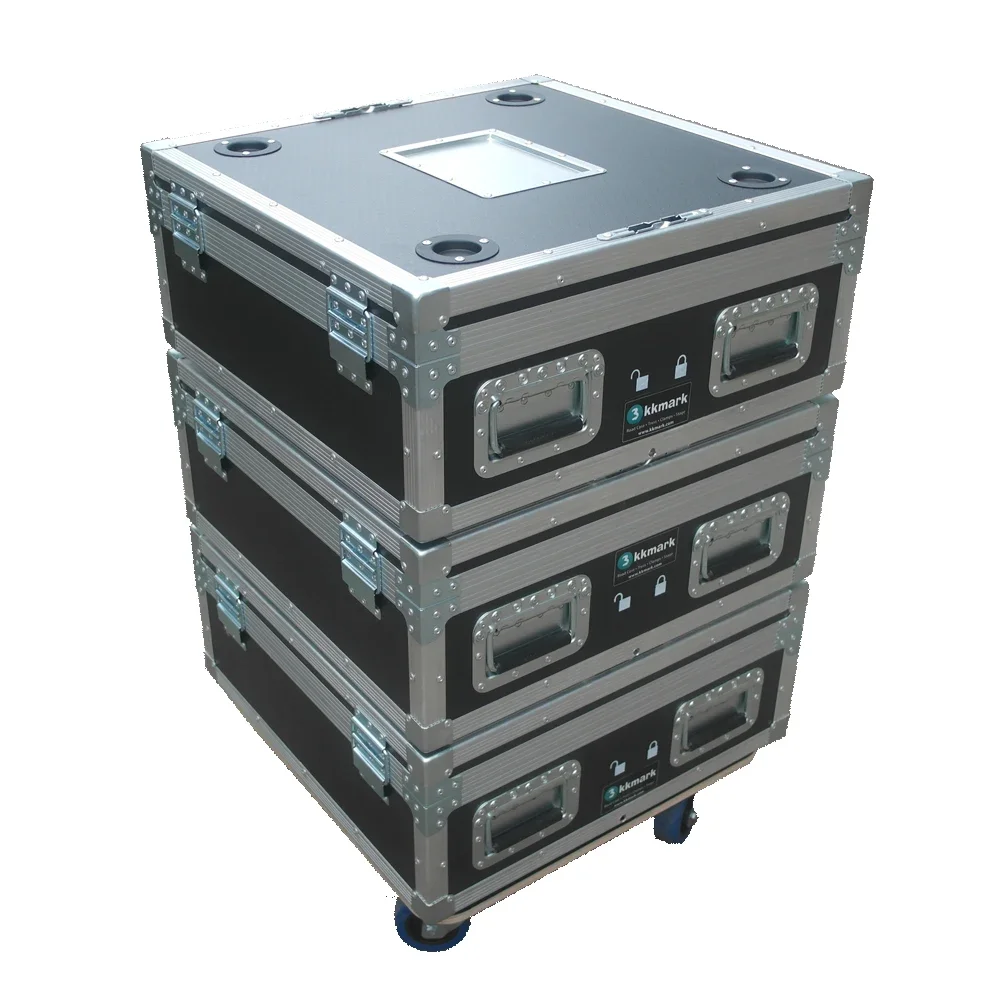 

Flight Case 19'' Stack Rack Case With Slide Door