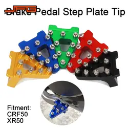 CNC Motorcycle Foot Brake Pedal Tip Footpegs For KTM SX EXC HONDA CRF50 XR50 SSR SDG TAO Pitster Pro Coolster Demon X WPB Orion