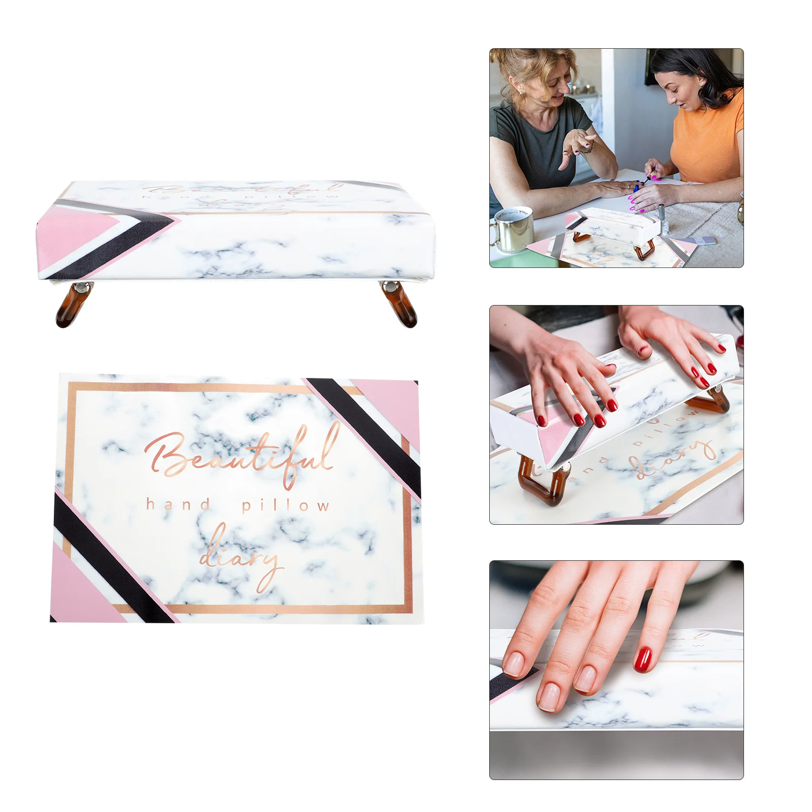 折りたたみ式ハンドピローマット1セット、ネイルアートクッション、高さ調節可能、ネイルサロンツールキット、マニキュア用品、ハンドレスト