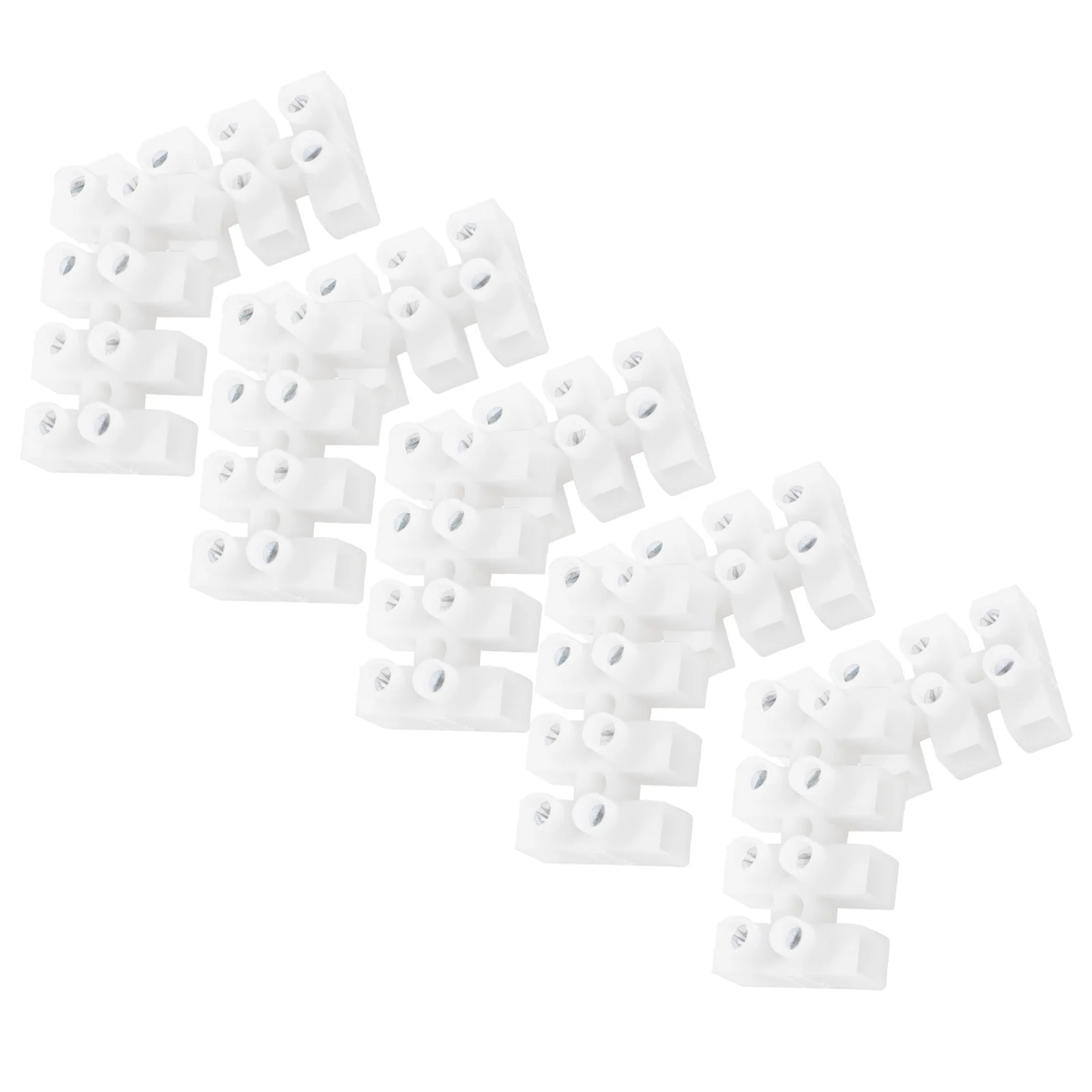 

10Pcs Quick Connect Wire Connectors Screw Terminal Block Electrical Cable Quick Connect Terminal for Motor Lighting Home