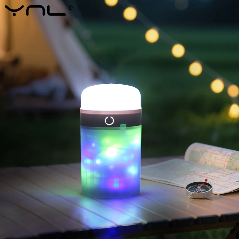 

Portable LED Camping Lamp Night Light Waterproof Rechargeable Tent Lamp Lanterns Emergency Lights Outdoor Garden Decoration Lamp