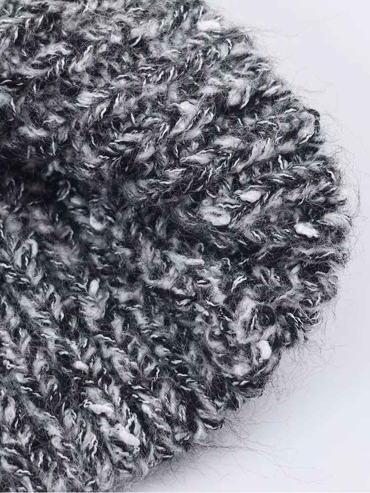 Herfst O-hals Bladerdeeg Korte Mouw Single Breasted Gebreide Tops Vrouwen Knoppen Decoratie Slanke Jas Tops Vrouwelijke Casual Wear 2025