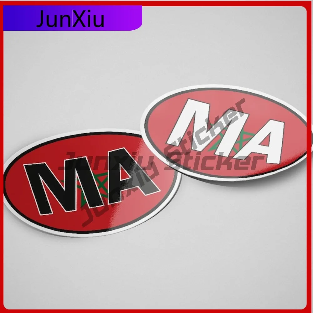 

Morocco MA Sticker Cool Air Conditioners Motorcycle Unique Toilet Seat Campers Waterproof Anti UV Auto Accessories Car Styling