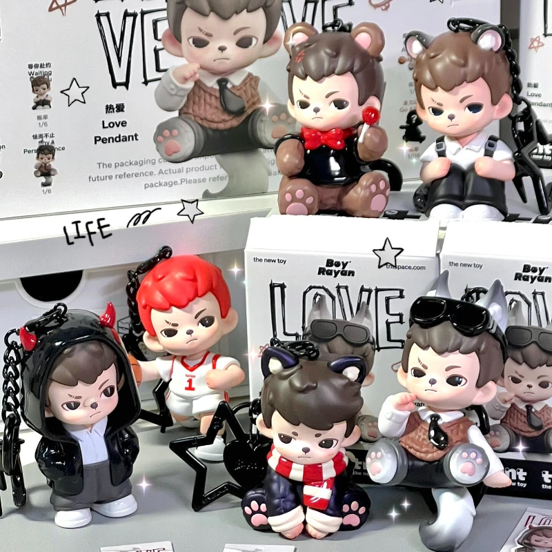 

Brother Rayan Loves Collecting Series of Blind Boxes Trendy Toys Mystery Box Anime Character Bags Key Chains Pendants and Gifts