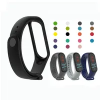 Strap For Xiaomi Mi Band 6 5 4 3 Silicone Wristband Bracelet Replacement For Xiaomi Band 5 6 MiBand 4 3 Wrist Color Soft Strap