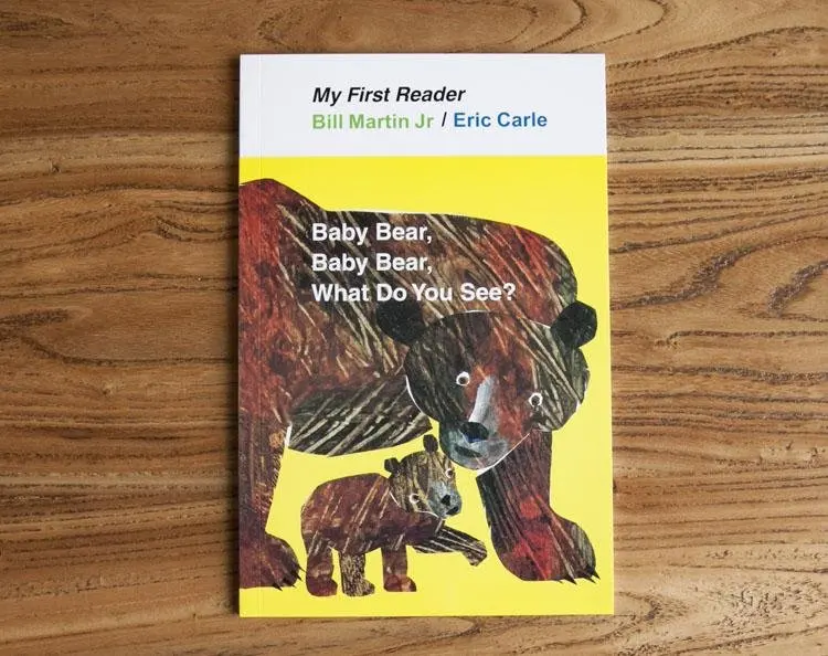 Imagem -04 - Urso de Eric Carle Meu Primeiro Leitor Urso Pardo o Que Você vê 1pc Crianças Inglês Leitura Livro